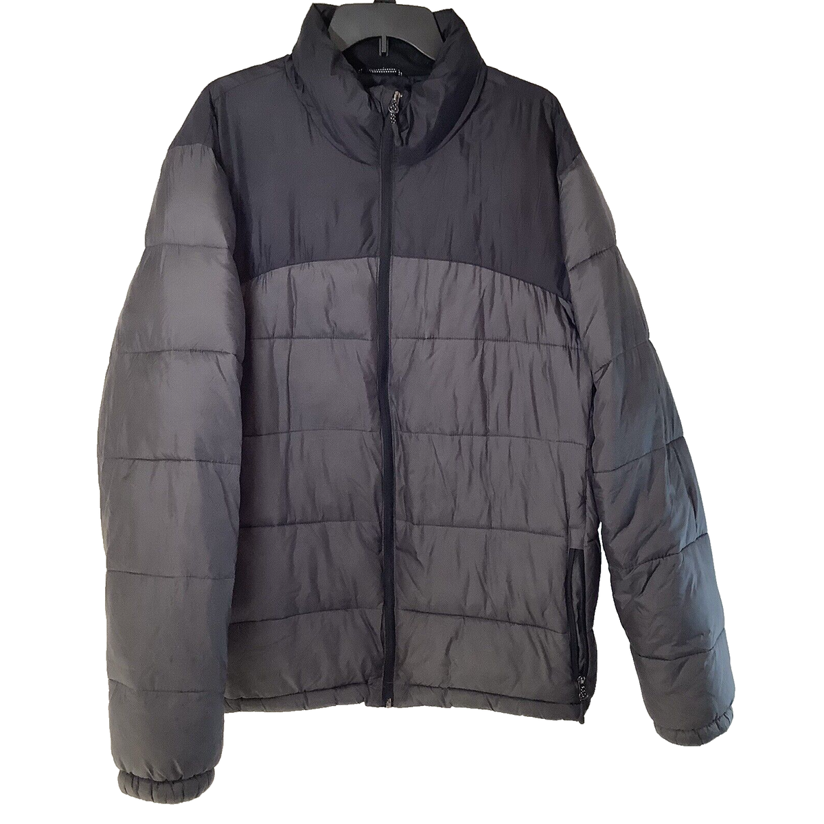 Champion Jacket Mens XL Black Full Zip Venture Loft Puffer Outerwear C9