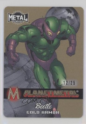 2024 Skybox Marvel Metal Universe Avengers Gold 12/25 Beetle #PM-7 1e67