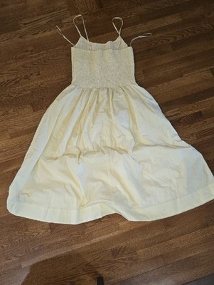 lucy paris hazel smocked dropped waist dress Lucy Paris Yellow Hazel Smockes Dropped Waist Dress Size L