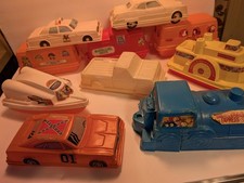 McDonald's Happy Meal Toy Box Lot Dukes of Hazzard River Boat Express Train etc