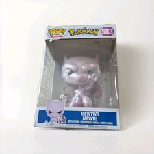 Funko POP! Figura Vinilo Jumbo Pokemon 583 | Mewtwo | 10" Exclusiva Mew Two