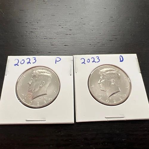 2023 P&D Kennedy Half Dollar Uncirculated 2 Coin Set