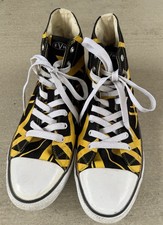 Van Halen Hi-top black/yellow &ldquo;Bumblebee&rdquo; EVH Brand Sneakers. M Sz 13 US.