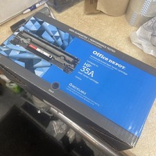 Office Depot Brand - Black HP 35A HP Compatable Laser Toner Cartridge
