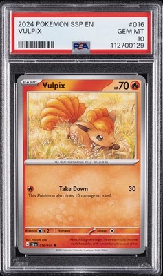 2024 POKEMON SSP EN-SURGING SPARKS #016 VULPIX PSA 10 | eBay