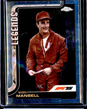 Nigel Mansell 2025 Topps Chrome F1 Legends ##160 Formula 1 Racing