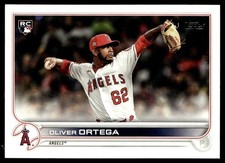 2022 Topps Oliver Ortega Rookie Los Angeles Angels #554