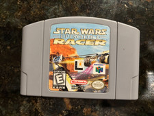 Star Wars Episode I Racer (Nintendo 64, 1999) Authentic Cartridge Tested N64