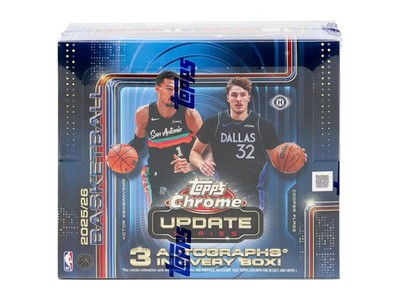 PYT #8289 - 4x 2025/26 Topps Chrome Update Basketball Jumbo Boxes (Half Case)