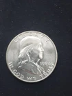 1960 D   FRANKLIN HALF DOLLAR SILVER      UNC