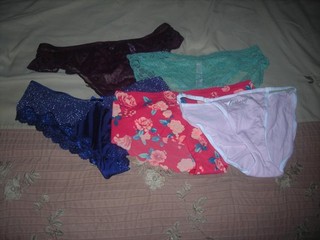 5 Pairs Vintage VICTORIA’S SECRET String Bikini Brazilian Bikini Hipst Panties L