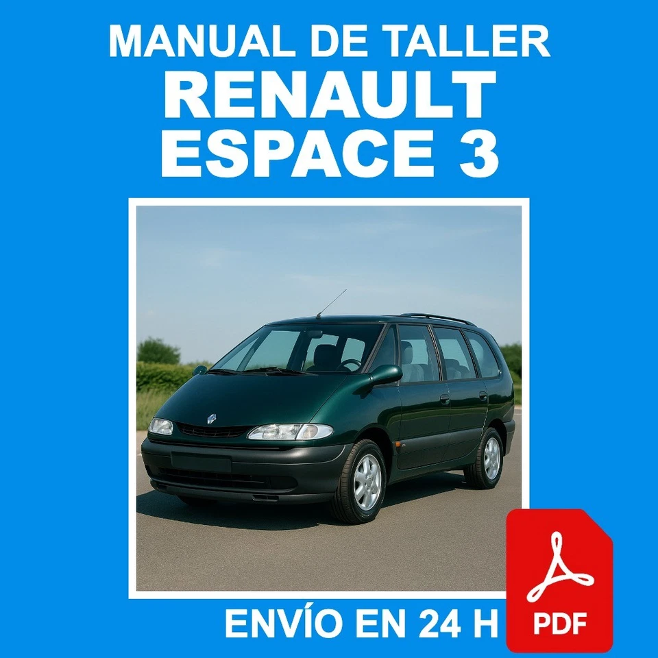 Manual de Taller Renault Espace 3 1997 Reparacion CD PDF ES - Imagen 1 de 1