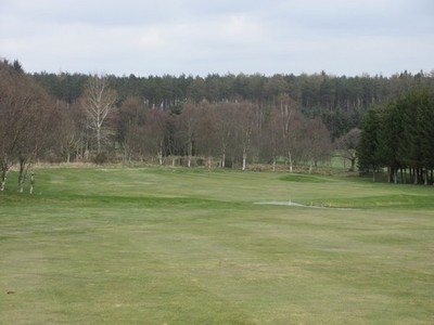 Foto A2 Kintore Golfplatz, 9. Loch, Roon the Bend Kinschmuck der neunte um 2019