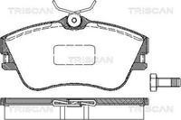 Bremsbelagsatz Scheibenbremse Triscan 8110 29001 FüR Vw Transporter Multivan T4
