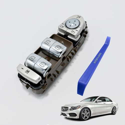 Porta conducente Interruttore alzacristallo elettrico Pulsante di controllo per Mercedes-Benz W205 S205 X253 C253 GLC 200 220 300 350 400 2229056800  34