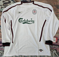 XL Umbro Liverpool FC LS Reds Jersey Shirt Maglia Maillot Camiseta EPL England