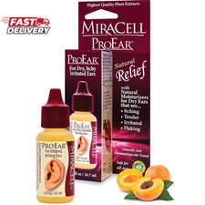 Miracell Proear, Ear Drops for Itchy Ears, Ear Wax Softener, Clogged Ears, Dry E