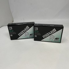 2-MAXELL GX-MP 8MM 120MIN HIGH QUALITY CAMCORDER VIDEOTAPE P6-120 GX SEALED. NOS