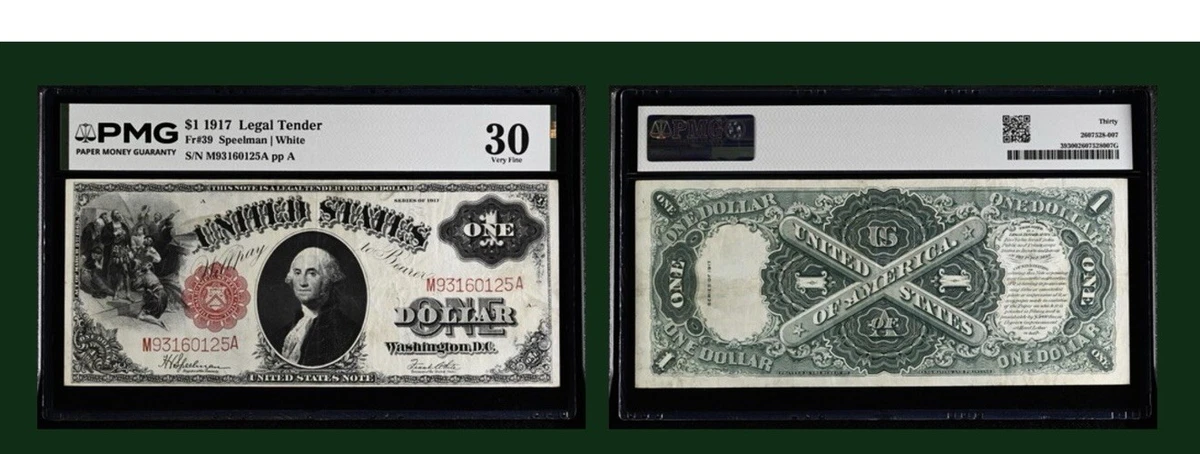 Circulated $1 1917 Year United States Large Size Notes for sale | eBay