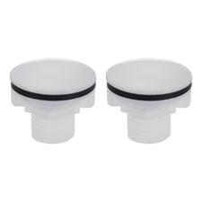 2Pcs Kitchen Sink Hole Cover 1.5" Diameter Plastic Faucet Hole Cover White