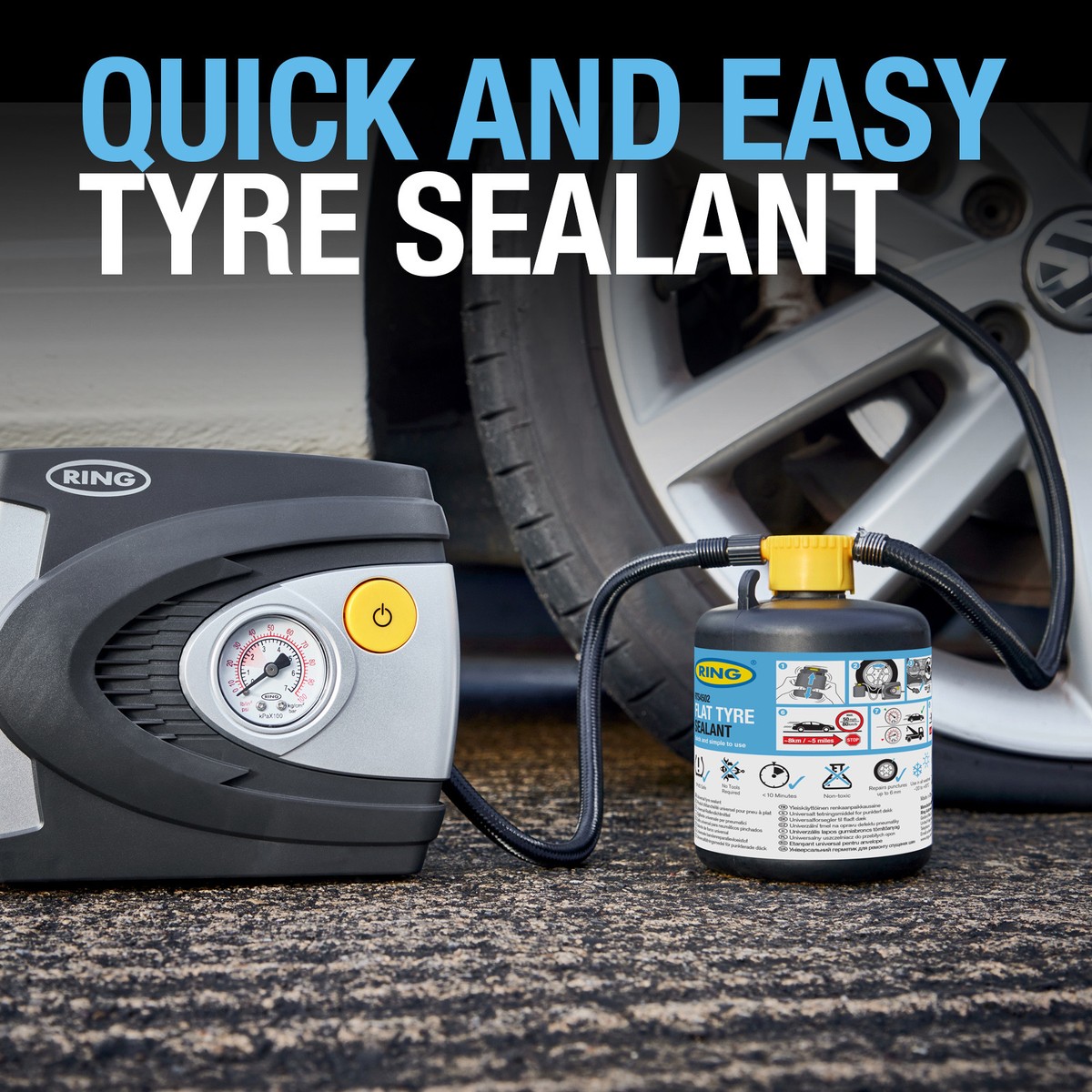 Emergency Tyre Repair Kit For Tesla Spare Wheel OEM Space