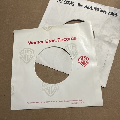 1 Company Sleeve Only Warner Bros Records Glossy - 第 2/2 張圖片