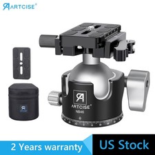 46mm Low Profile Camera Tripod Head Lever Locking Ball Head Lever Release Clamp