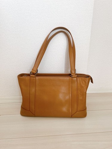 Burberry Brown Leather Nova Check Tote Bag Authentic Women's Shoulder Bag