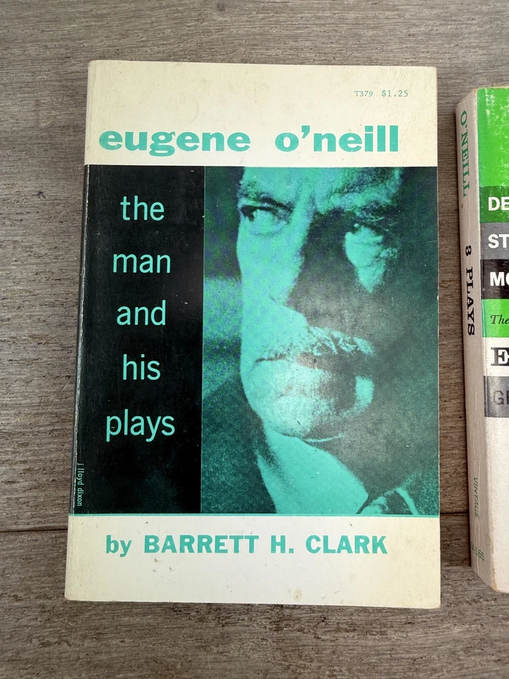 Vintage Eugene O'Neill Books Barrett H Clark Biography Greatest Plays Softcover - Image 2 of 4