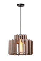 HäNgelampe Esszimmer Filz Glas Schwarz Taupe E27 Ø40 Cm Pendelleuchte KüChe