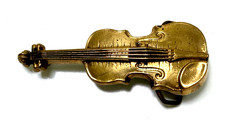 Vintage 1978, Violin Baron Belt Buckle, Fiddle,Solid Brass, 6031, Free Shipping