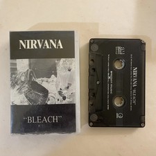 3 X NIRVANA Cassettes from INDIA Clamshell Cases - Nevermind, Bleach, Unplugged