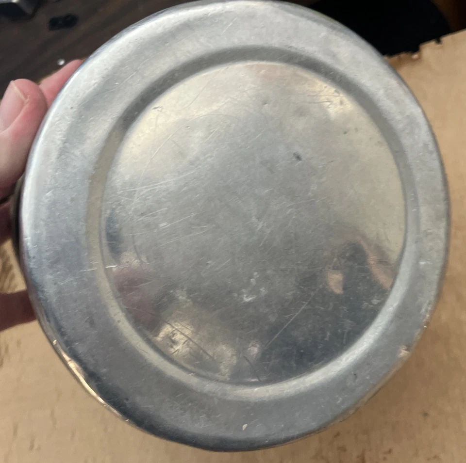 Винтажный контейнер и крышка для солодового молока Kraft Soda Fountain двусторонняя красная этикетка - Изображение 4 из 4