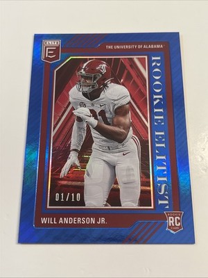 2023 Panini Donruss Elite Rookie Elitist Will Anderson Jr. 1/10 FIRST ON PRINT