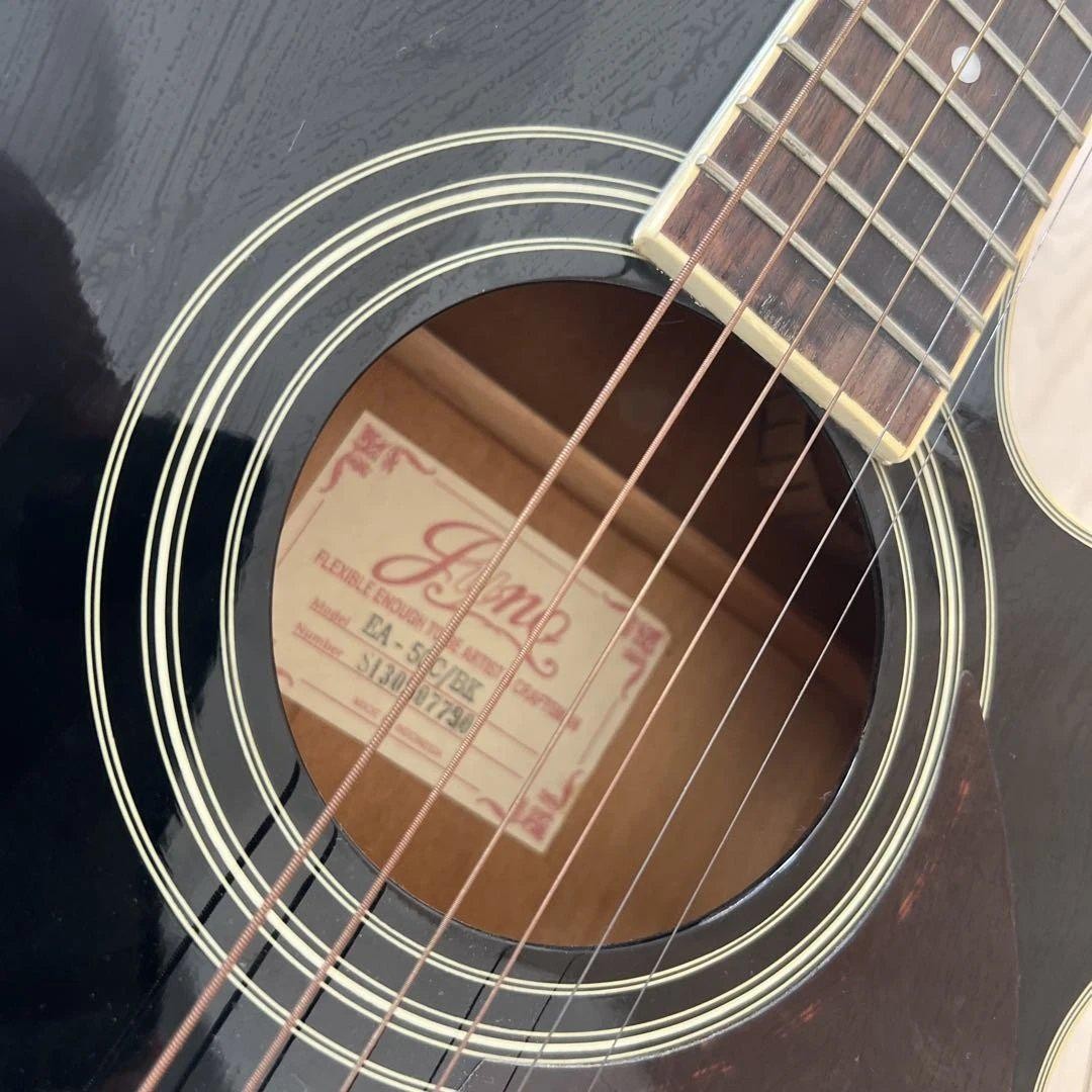 Electric Acoustic Guitar Juno EA-50C/BK Black Made in Indonesia | eBay