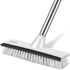 Long Handle Scrub Brush for Deep Cleaning Tub, Deck, and Bathroom Surfaces