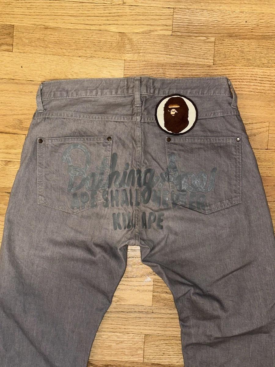A Bathing Ape Regular Size Jeans for Men for sale | eBay