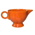 Vintage Fiesta Ware O-ring Creamer Radioactive? Red Cream Pitcher Fiestaware