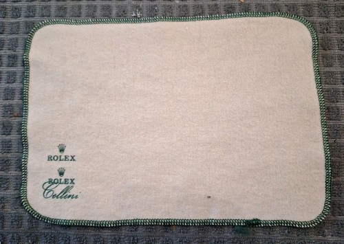Genuine Rolex, Rolex Cellini 9 X 6 Polishing Cloth Quantity Available WOW! L@@K!