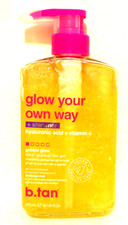 Glow Your Own Way - Shimmer by B.Tan for Women - 16 oz Gel GOLDEN GLOW TAN GEL
