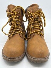 Union Bay Macon Brown Ankle Boots 6M PU Upper...