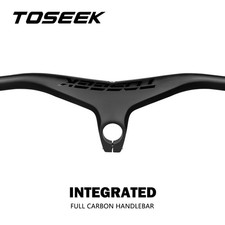 MTB Bicycle Riser Bar and Stem -17 Degree Carbon Integrated Handlebar Bike Parts