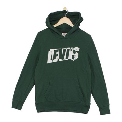 Levis Hoodie Herren Größe S Grün Grafikdruck Pullover