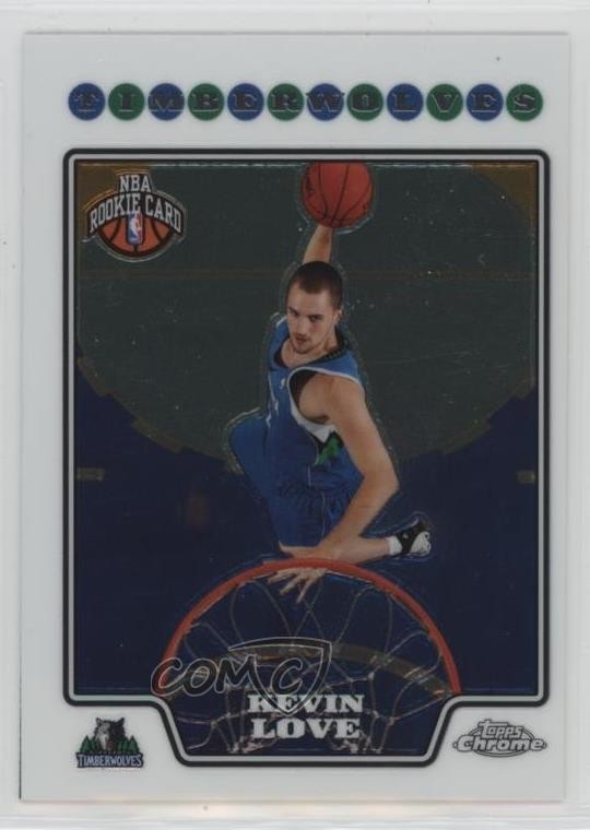 2008-09 Topps Chrome Kevin Love #185 1i1p