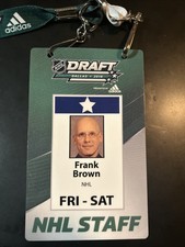 2018 Nhl Entry Draft Press Pass.