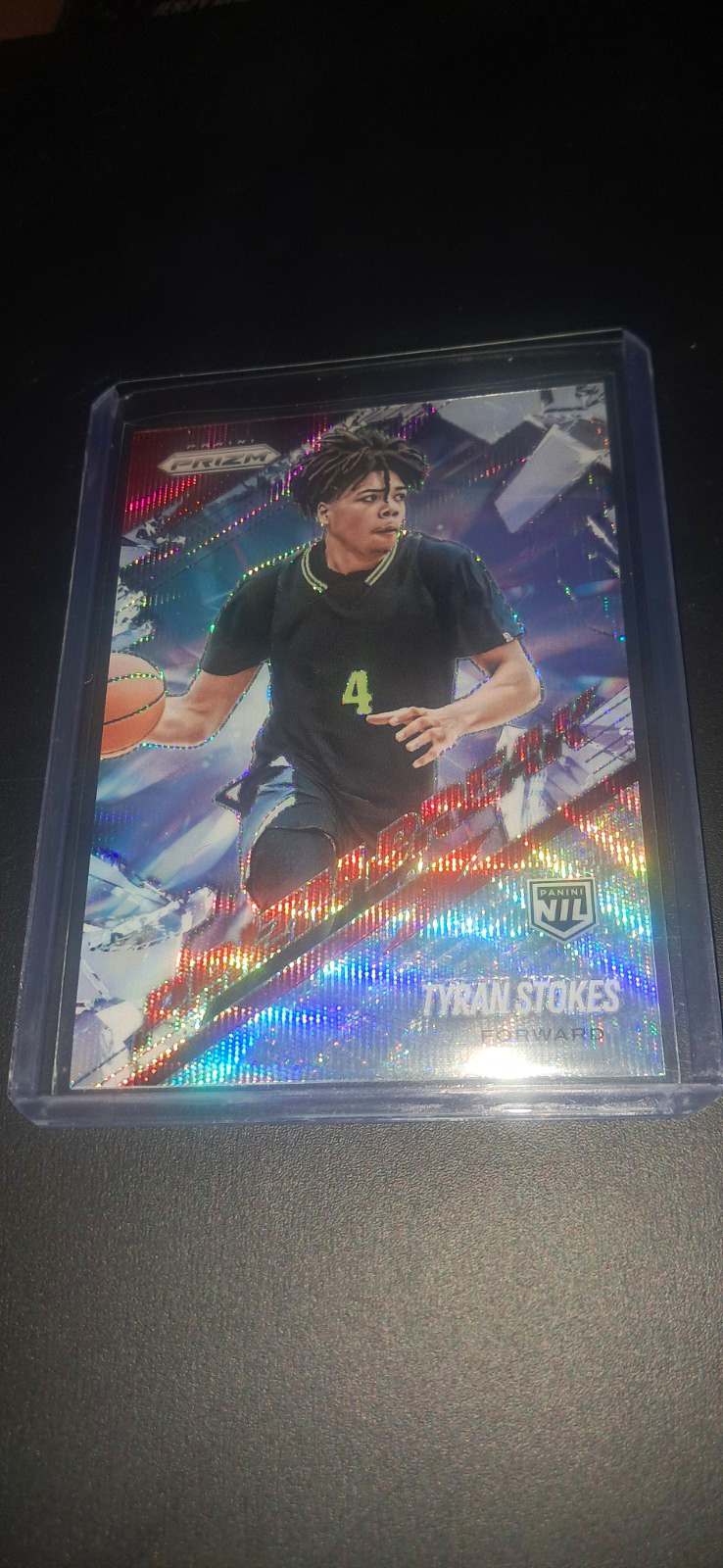 Panini 2025-26 Prizm Basketball Tyran Stokes #12 Serial Numbered /299