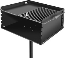 NEW 25 x 17 Park Style Charcoal Grill Heavy D...