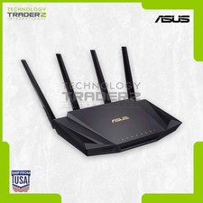  ASUS RT-AX3000 AX3000 Dual Band WiFi 6 Gigabit Wireless Router Black  