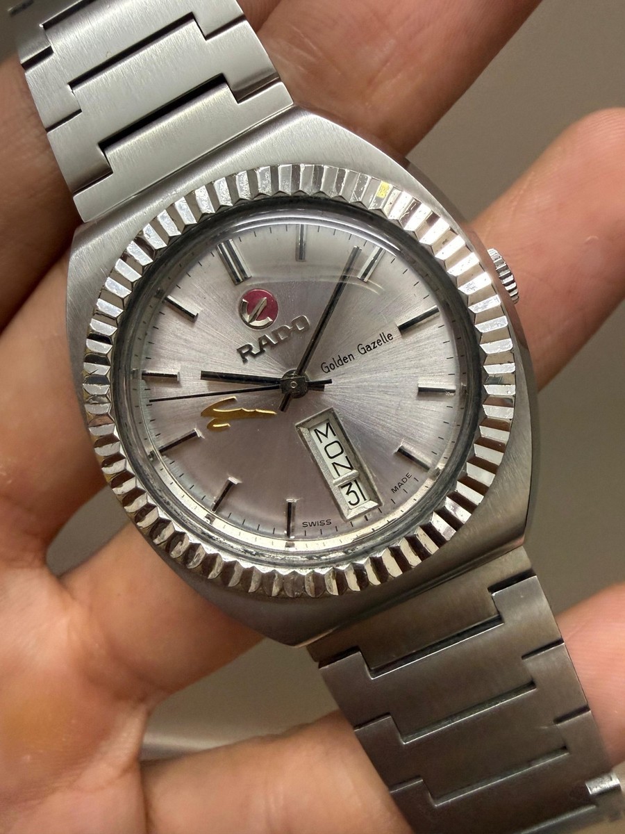 Rado Golden Gazelle Day Date Vintage Automatic 36mm Mens Watch | eBay