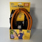 GoFit Power Tube Resistance Band 50lb Orange Extra Heavy Gym Training Band New